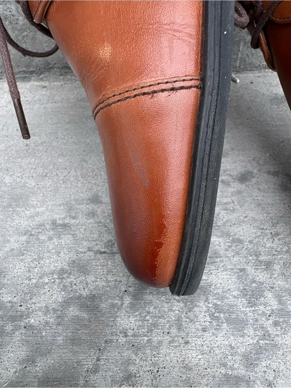 Florsheim Kids Boys Cap Toe Oxford Dress Shoes  Leather Size 5.5
